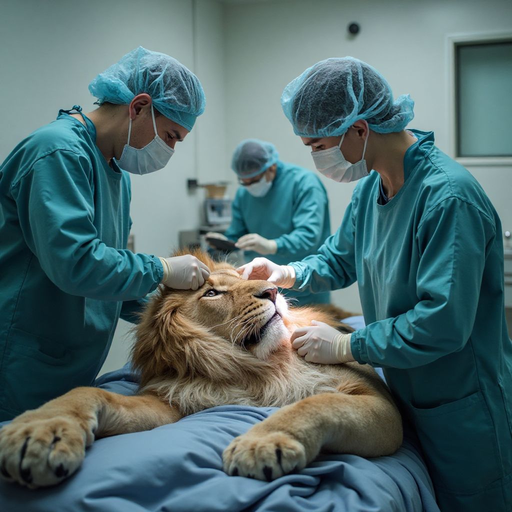 Behind-the-scenes animal care and veterinary facilities